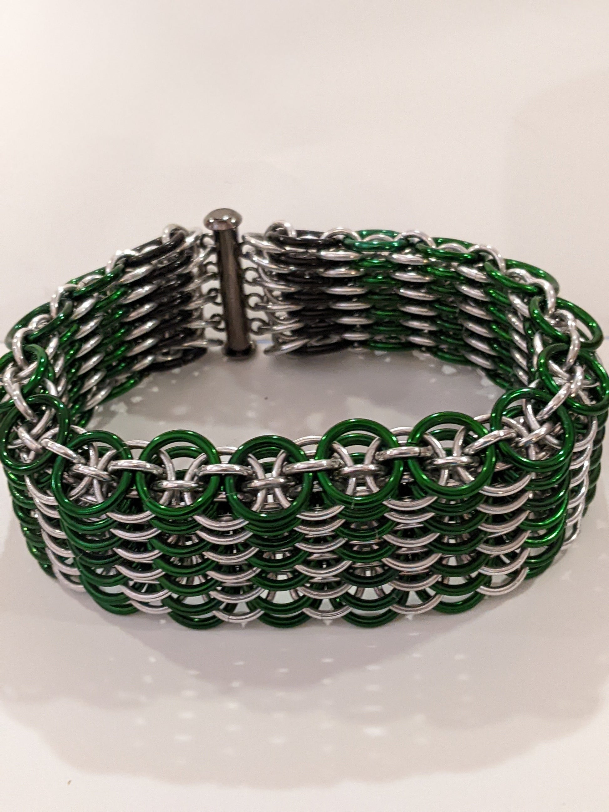 Dragonscale Chainmail Bracelets Chainmail Bracelets Dragon & Wolf Designs   