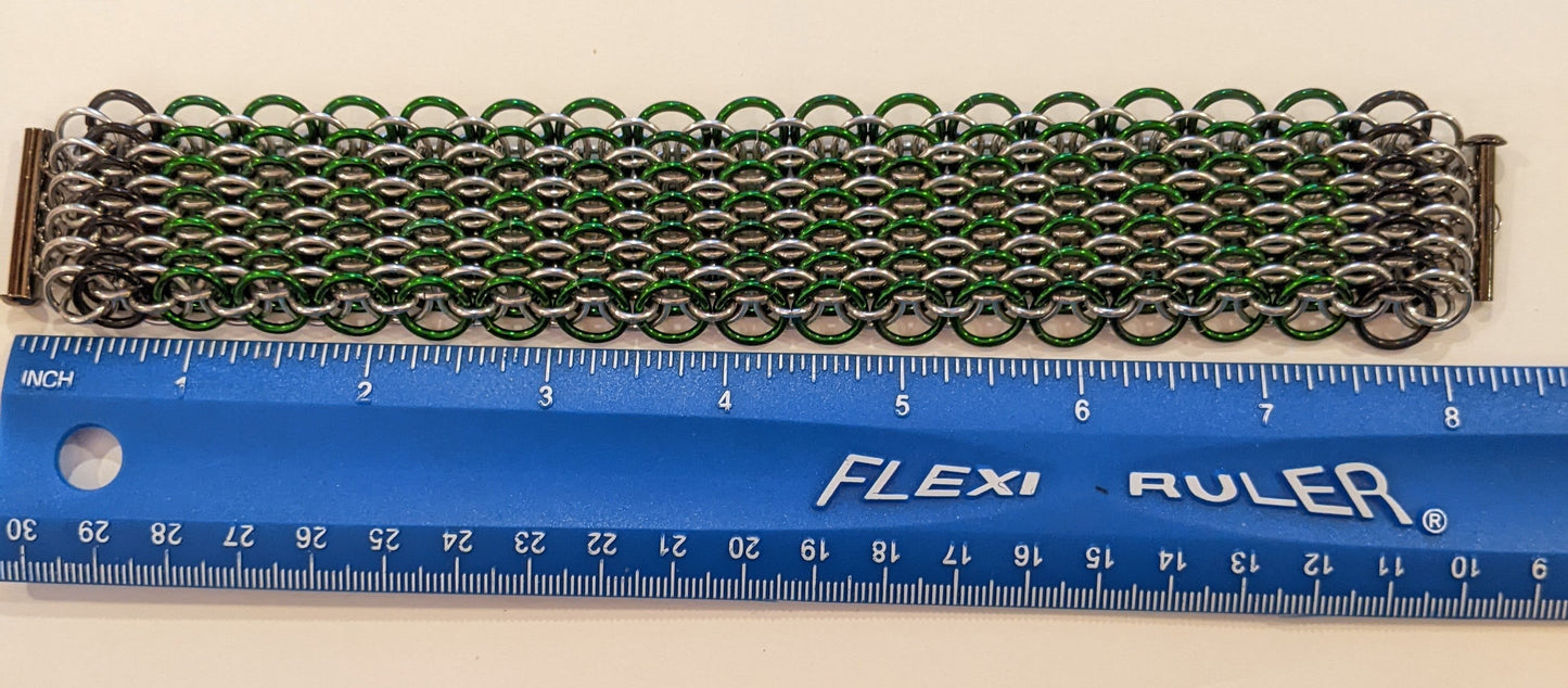 Dragonscale Chainmail Bracelets Chainmail Bracelets Dragon & Wolf Designs   