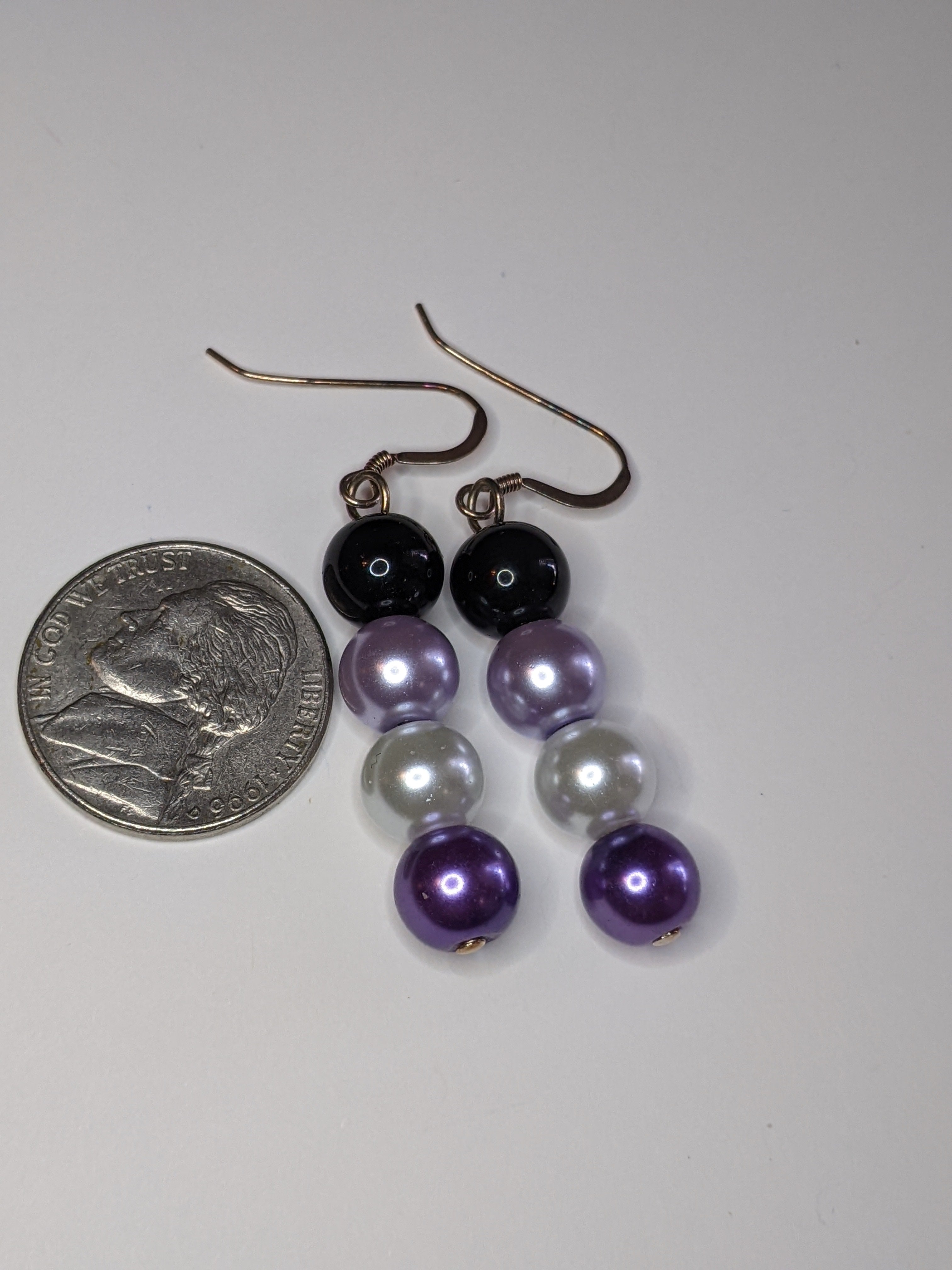 Beaded Dangle Earrings Beaded Earrings Dragon & Wolf Designs   