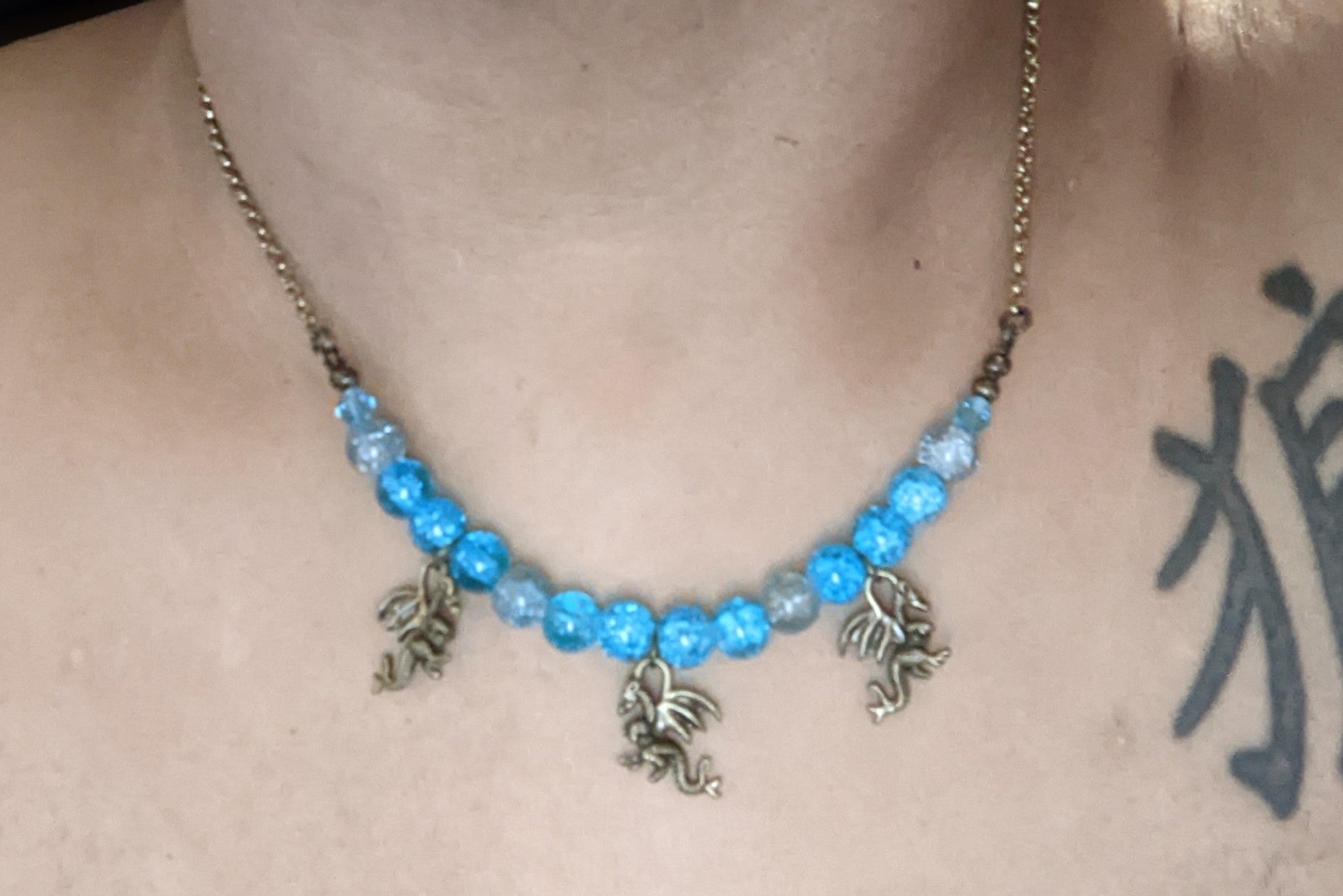 Dragon Flight Beaded Necklaces Dragon & Wolf Designs   