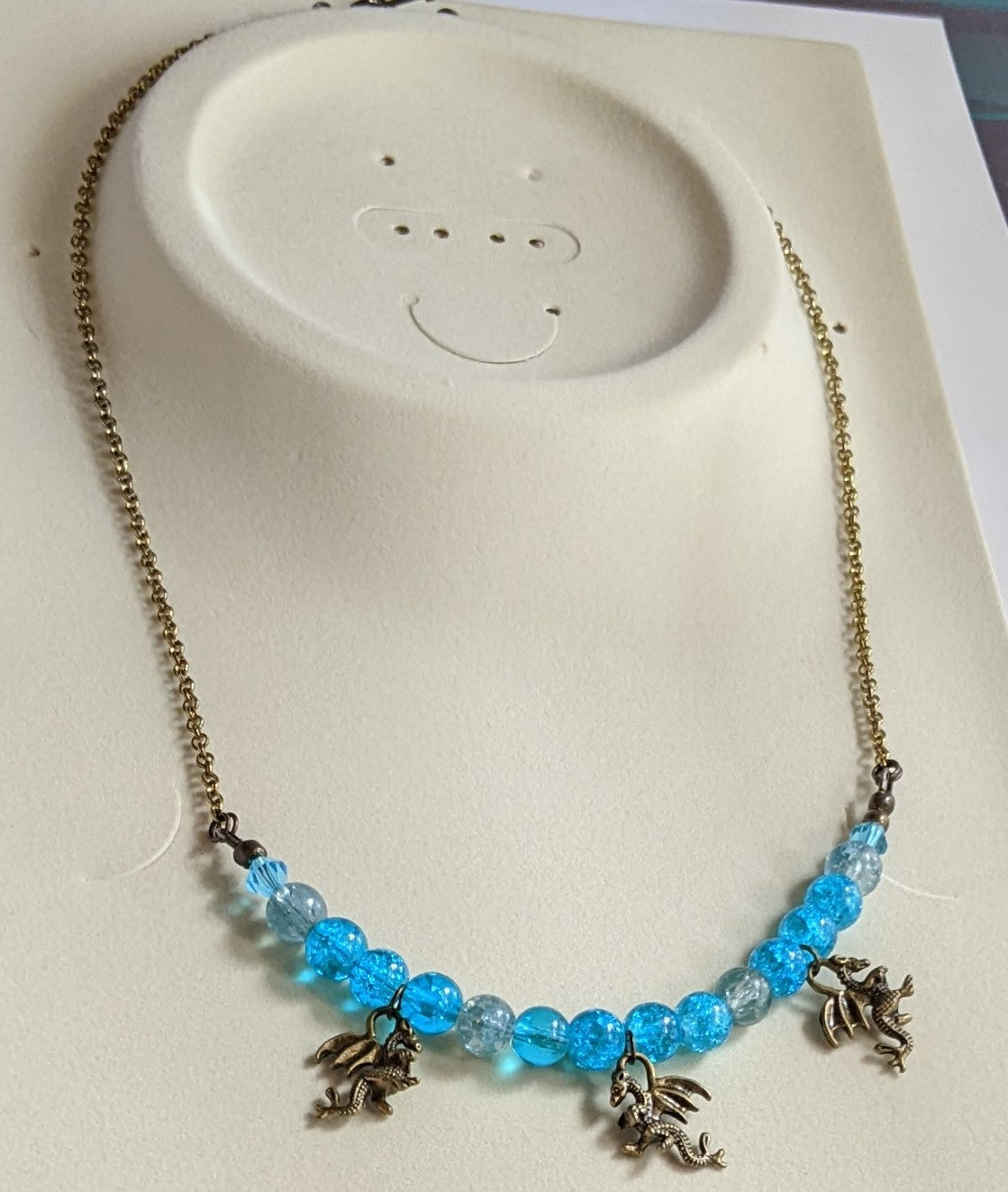 Dragon Flight Beaded Necklaces Dragon & Wolf Designs   