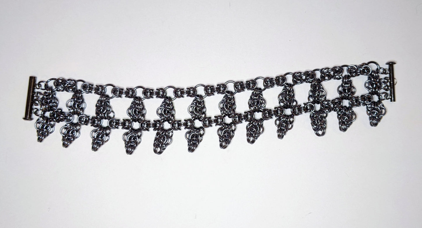 Dancer's Bracelet Chainmail Bracelets Dragon & Wolf Designs   