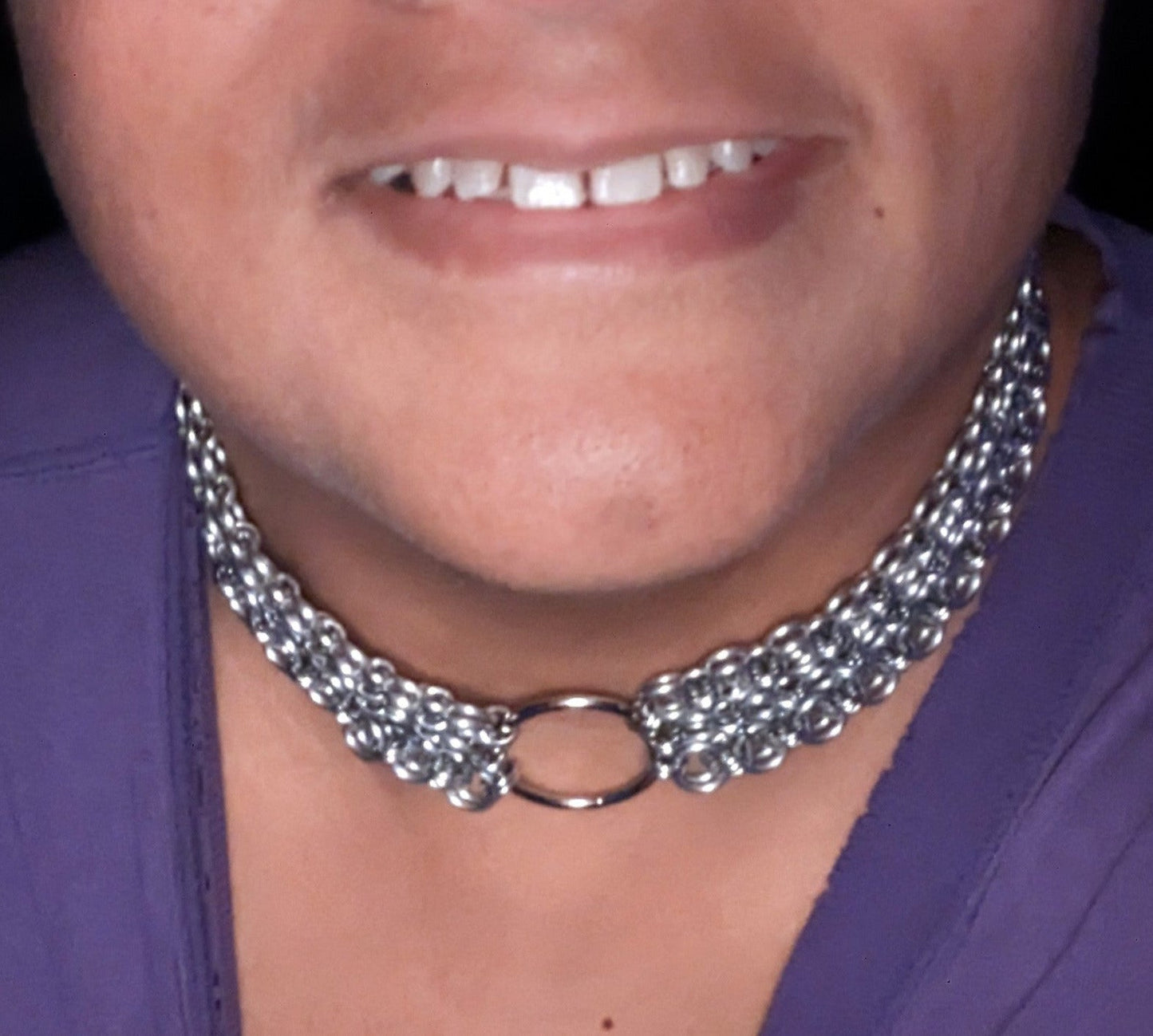 Helm Chain Choker with O Ring