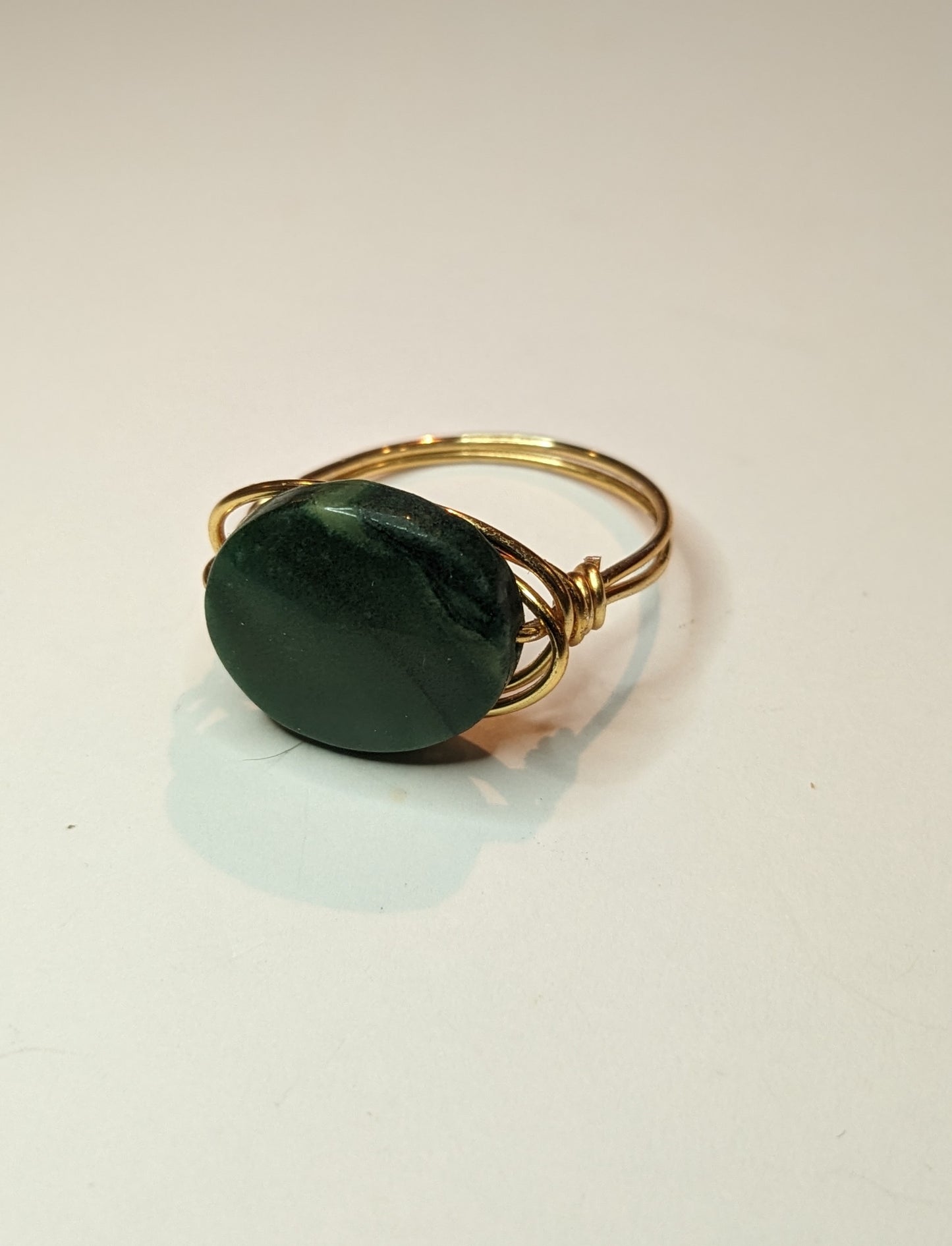 Wire Wrapped Gemstone Rings