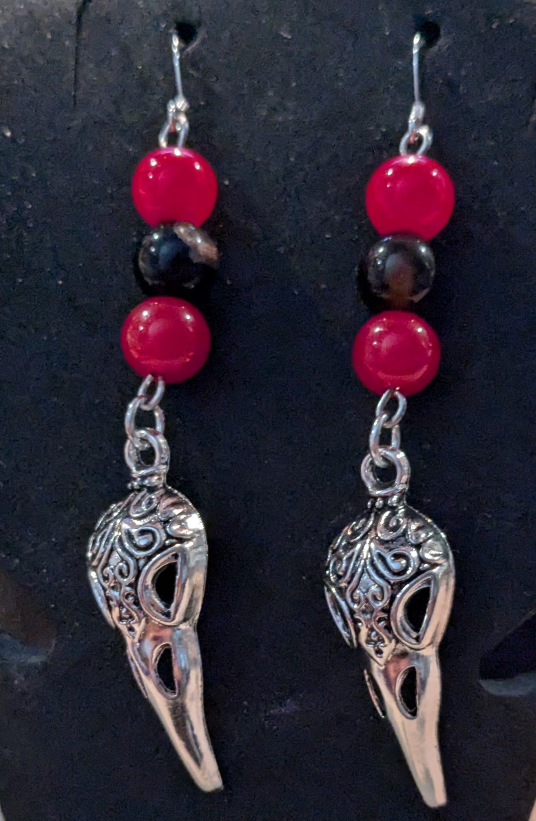 Bird Skull Earrings