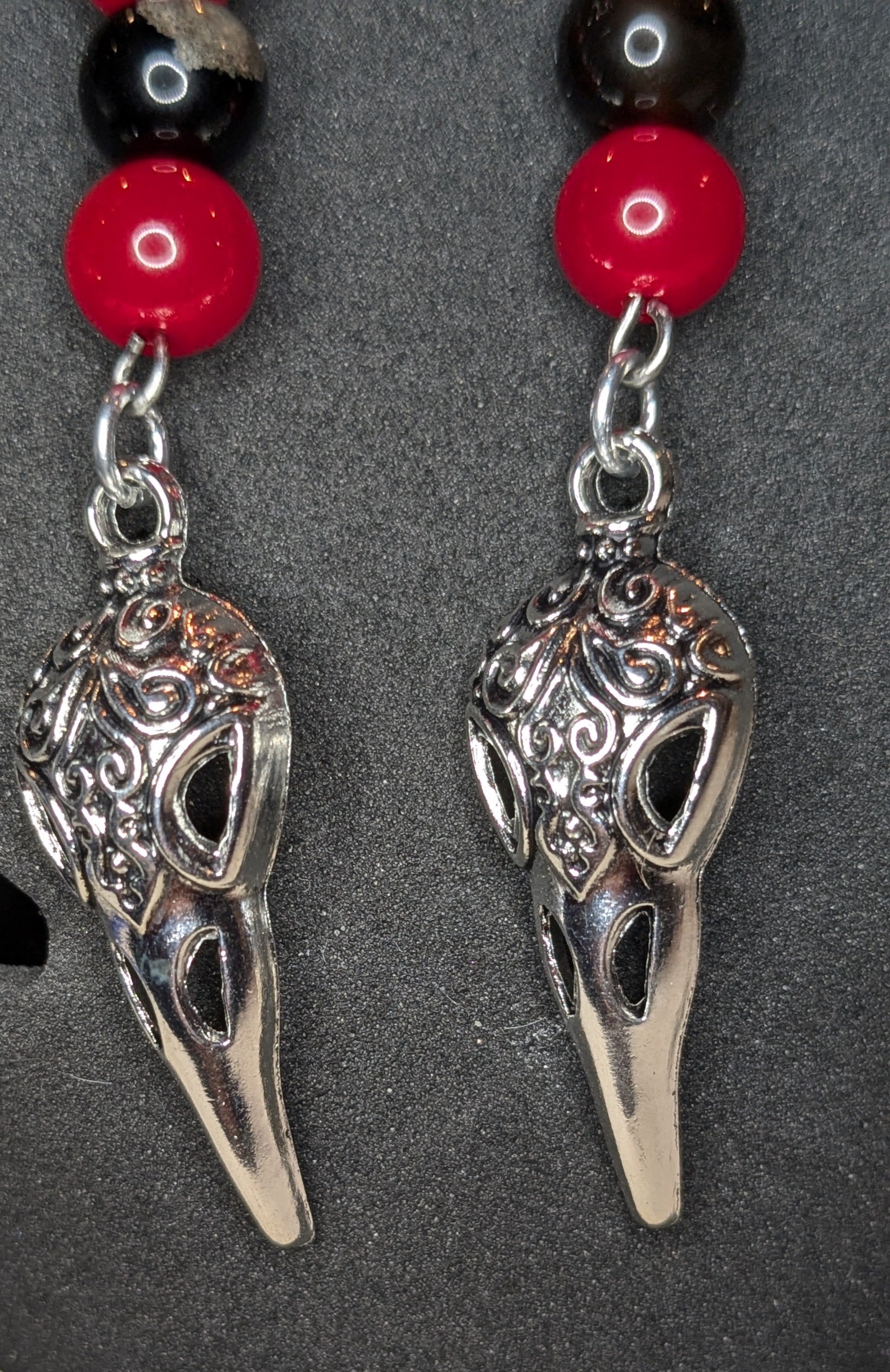 Bird Skull Earrings
