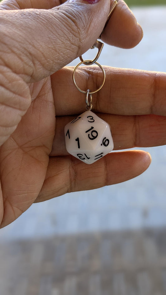 D20 Keychains Bag Clips