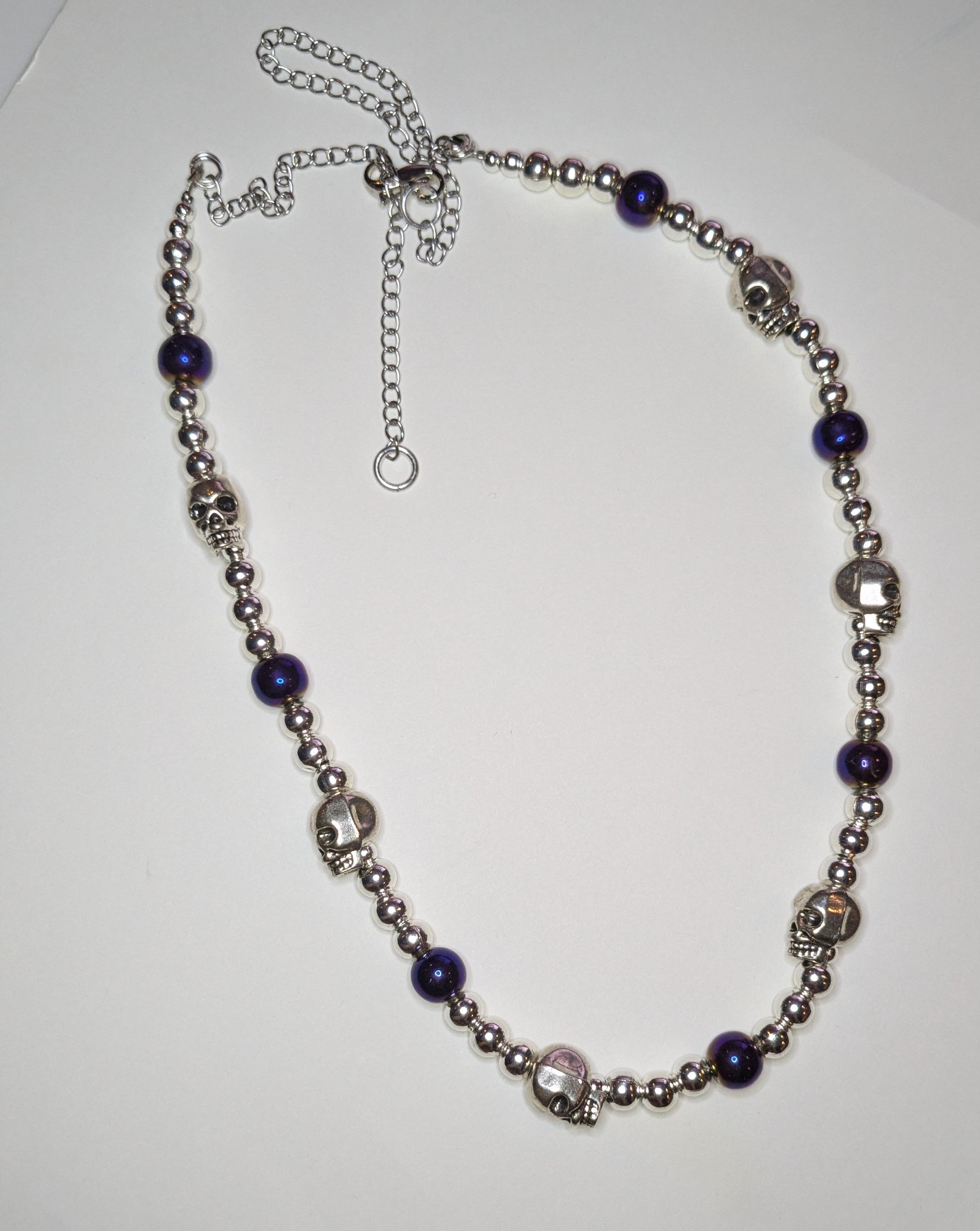 Beaded Skull Necklace