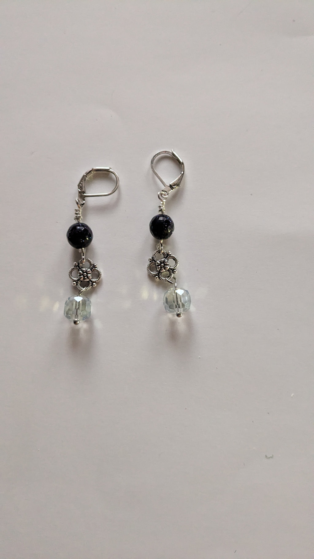 Blue Goldstone Jewelry Set