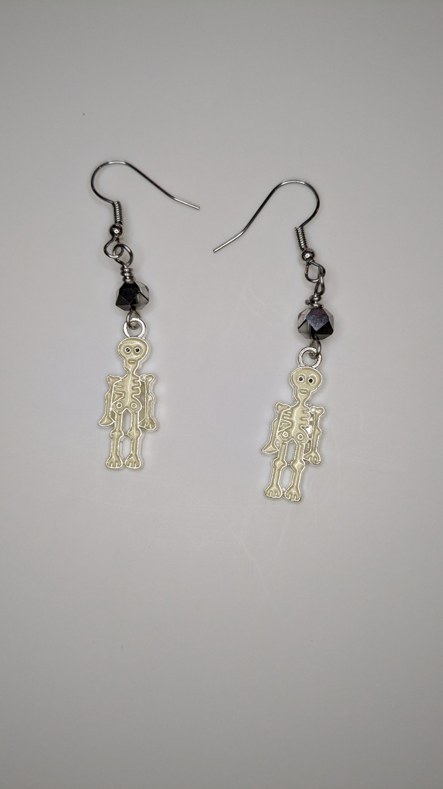 Spooky Skeleton Dangle Earrings