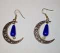 Crescent Moon Dangle Earrings