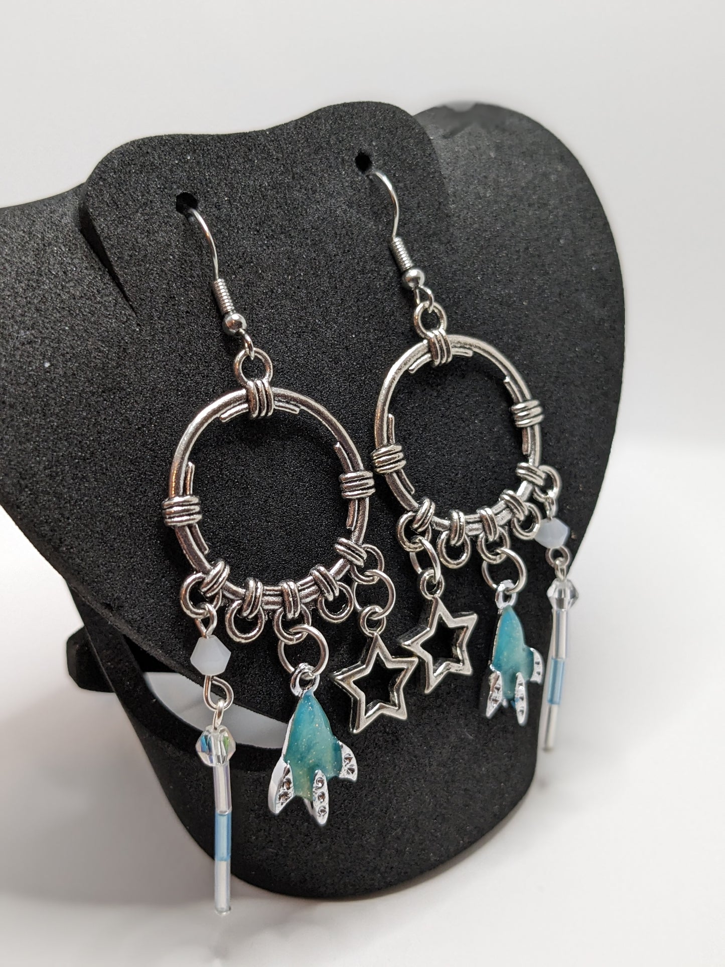 Spectacular Space Adventure Chandelier Earrings